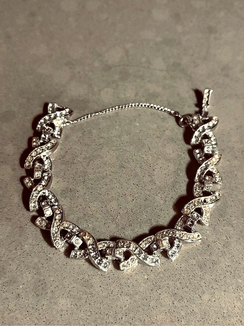 Vintage 1950’s Cocktail Tennis Bracelet